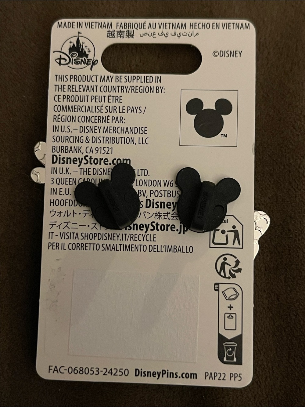 NEW Disney Parks 2025 Mickey & Friends "Fab 5" Character Cluster Pin